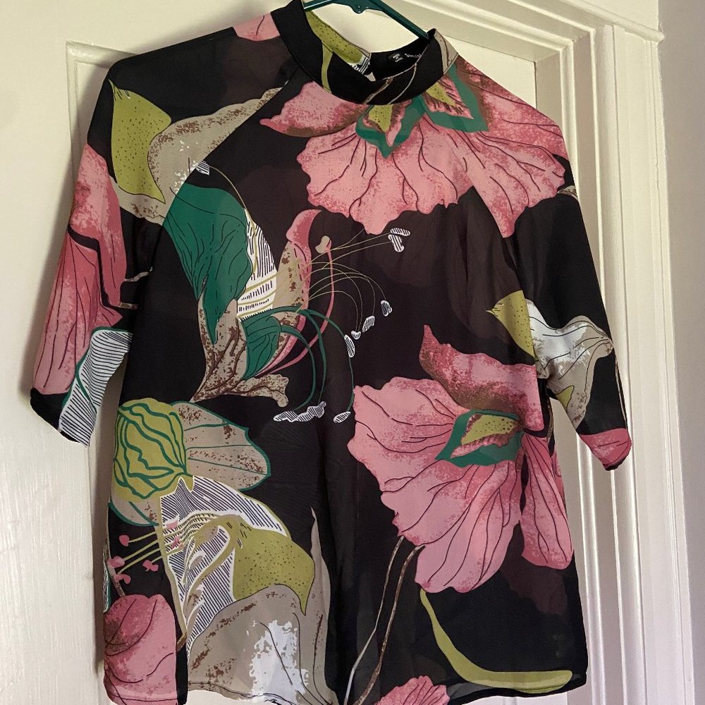 Shein Floral Top